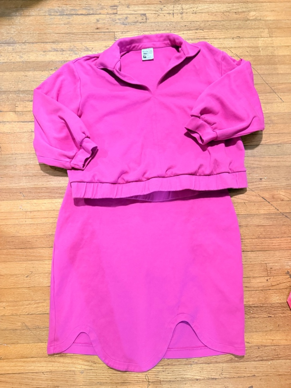Women’s' Bright Pink Two-Piece Dress Set